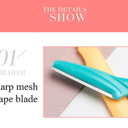 5/10/15Pcs Eyebrow Trimmer Makeup Tools Safe Eye Brow Razor Face Body Hair Removal Shaver Blades Woman Eyebrows Shaping Knife