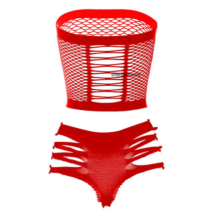 Men's Lingerie Set Fashion Man Fishnet Bodysuit Gentleman Nightwear Husband Sleepwear Fetish Teddy Summer Male Exotic Underwear