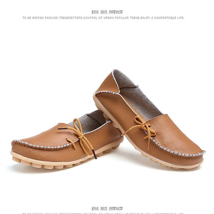 Women Flats Hot Sell Colourful Leather Women Loafers Ballet Pointed Toe Flats Ladies Shoes Loafers Plus Size 44 Zapatos De Mujer