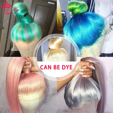Real HD Lace 613 Blonde 13x6 13x4 Lace Full Frontal HD 5x5 Closure Wig Invisible Melt Skin Lace 100% Human Hair Wigs Queen Hair