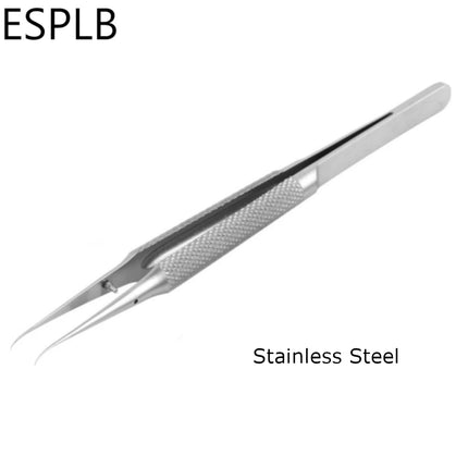 Titanium Alloy/Stainless Steel Tweezers Precision Fly Line 0.15mm Fingerprint Electronic Components Straight/Curved Tip Tweezers