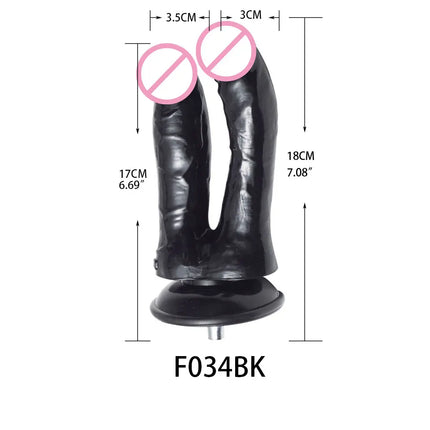 FREDORCH Sex Machine Big black Dildos Quick Connector Vibrator For Women Attachments Toys for Adults Realistic Dildos