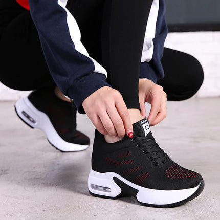 Fashion Cushioning Plattorm Height Increase Shoes Women Baskets Sport Casual Sneakers Ladies Non-slip High Quality Jogging Shoes