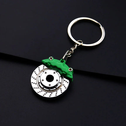 Creative Gear Head Keychain Speed Gearbox Keyring For Car Key Turbo Hub Brake Disc Pendant Shock Absorber Keys Holder Chain Ring