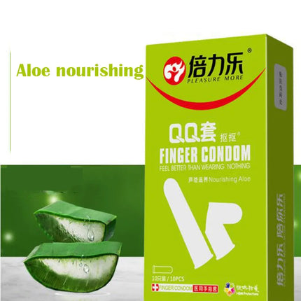 Finger Condoms Safer Penis Sleeve High Elasticity Orgasm Sleeve Anal Stimulation Sex Product Time Delay Sex Toys for Adult