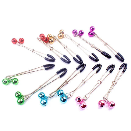 Lot Nipple Clamps Sex Toys For woman Sexy Adult Novelty Mercy Chained milk Clip bells Female Breast Clip clitoris restraints