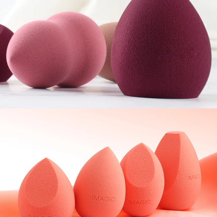 IMAGIC beauty sponge 3pcs face wash puff gourd water drop puff wet and dry makeup sponge tool