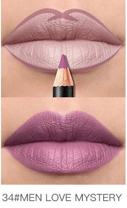 Pudaier Lip Liner Waterproof Durable Decolorization Nude Lip Gloss Matte Lipliner Lipstick Pen Hot Selling