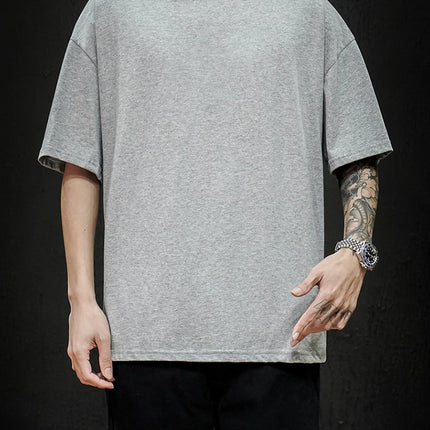 LEGIBLE 2025 Summer Men's T Shirt Casual Loose Cotton Short Sleeve T-Shirt Mens Top Tee shirt Men