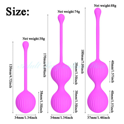 Silicone Smart Kegel Ball Ben Wa Egg Vagina Tighten Exercise Machine Vaginal Geisha Sex Toy for Women