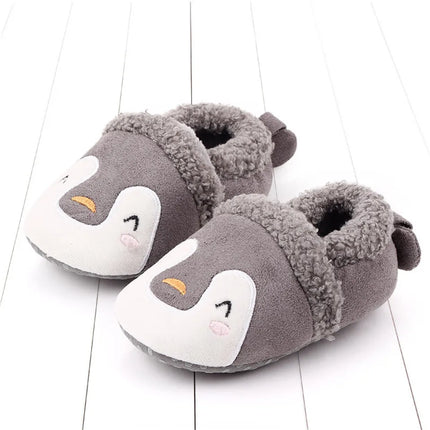 Super Keep Warm Infant Slippers Toddler Baby Shoes Baby Boy Girl Knit Crib Shoes Cute Cartoon Anti-slip Prewalker Baby Slippers