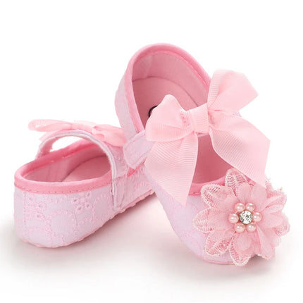 VALEN SINA Spring And Autumn 0-18 Months Baby Walking Shoes Flowers Soft Soles Breathable Baby Shoes Princess Shoes