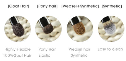 OVW Natural Goat Hair Eyeshadow Professional Makeup Brushes Crease Blending Shader kist dlya teney brovey brochas maquillaje 1pc