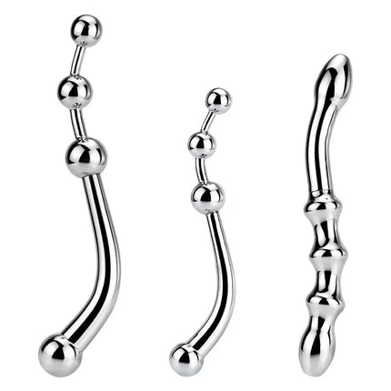 Metal Anal plug P Spot Stimulator Prostate Massager Butt Plug Wearable Sex Toys for Men and Women Dropshiping