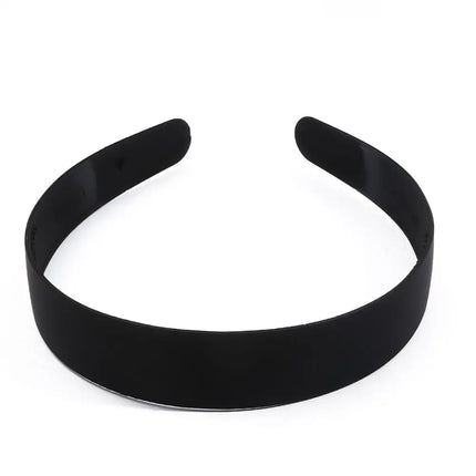 High Quality 1Pc/Lot 12cm Fashion Men's Women's Unisex Black Wavy Hair Head Hoop Band Sport Headband Hairband Hair Accessories