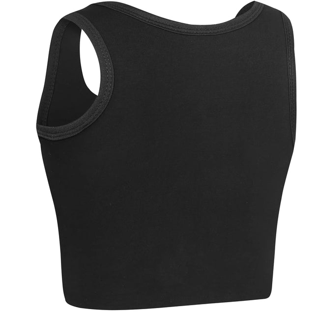 XUJI Women's Tomboy Trans Elastic Chest Binder Breathable Cotton Slim Fit Tank Top