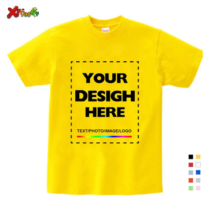 Custom long sleeves Shirt Kids Personalized photo Shirt Children Tshirt name clothing Girl Boy shirt  Toddler logo Design Shirt