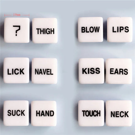 12 Side Sex Dice Erotic Craps Sex Glow Dice Letter Dice Sxe Love Positions Dice Sex Funny Adult Dice Games Bdsm Bondage Dice