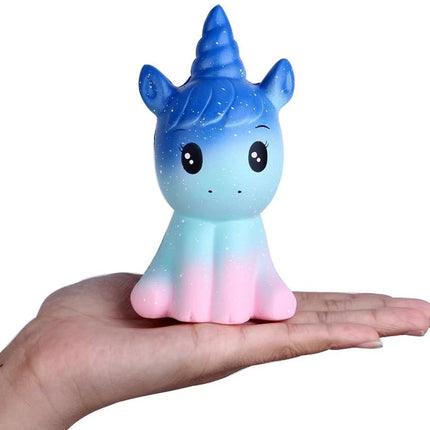 New Squishy Cute Unicorn Simulation Animal Doll PU Bread Slow Rising Scented Soft Squeeze Toy Stress Relief for Kid Xmas Gift