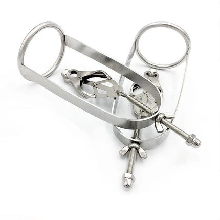 Adjustable Metal Nipple Clips Breasts Massage Bondage Nipple Stimulator Dog Play Clamps Retention Device Bdsm Sex Toys for Women