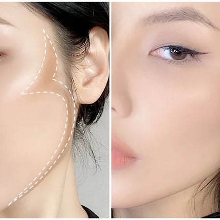 LOYBJ 3D Nose Shadow Brush V Face Contour Makeup Brushes Soft Hair Blush Highlight Powder Cosmetic Women Facial Beauty Tools