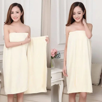 Women Bath Towels for Adults Bath Robe Bathrobe Body Spa Wrap Towel Gown Bathroom Accessories Sets
