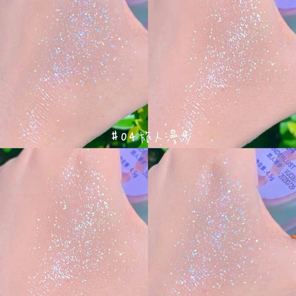 Diamond Glitter Mashed Potatoes Highlighter Diamond Highlighter Makeup Gel Face and Body Brighten Glitter Natural Contour Makeup