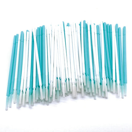 100PCS/Pack Long Head Bendable Micro Brushes Lash Applicator  Eyelash Mascara Glue Cleaning Brush Makeup Tools