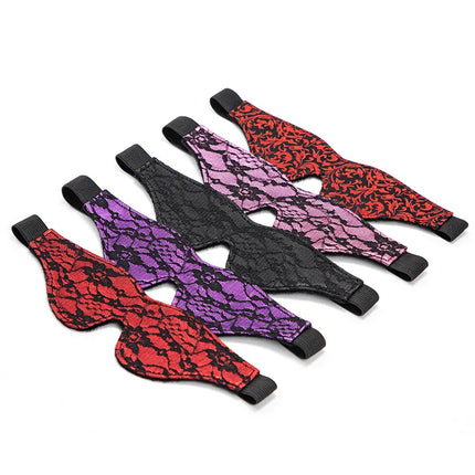 SM Sex Bondage Erotic Costumes Bondage Sex Lace Eye Mask Blindfold Fetish Bdsm Party Women Masquerade Eye Mask Sex Toy For Adult