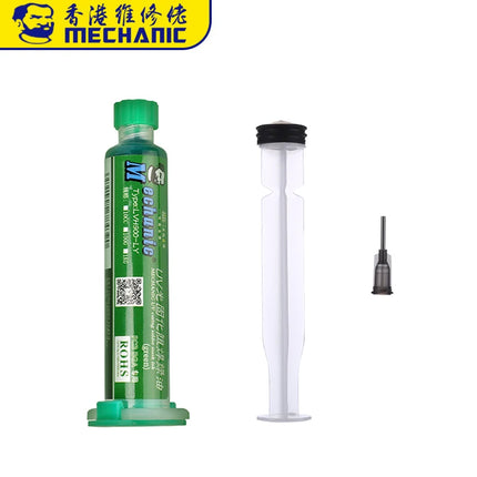 MECHANIC Green Oil UV Solder Mask PCB BGA Paint Prevent Corrosive Arcing Soldering Paste Flux Ink