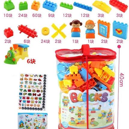 Hot toy toys For kids Inserting and assembling Large particle Building Blocks educational toys DIY Constructor toys For children