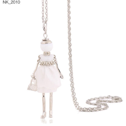 Cute Women Necklace Statement Lady Charm Long Trendy Necklace 2026 New Fashion Female Big Pendant Lovely Jewelry Gift Wholesale