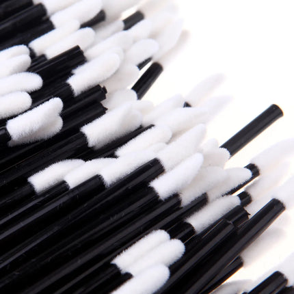 New 50 Pieces Lip Brushes Soft Lipstick Mascara Wands Applicators Eyelash Cleaner Cosmetic Brushes Women Make Up Tools