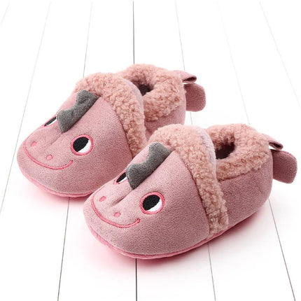 Super Keep Warm Infant Slippers Toddler Baby Shoes Baby Boy Girl Knit Crib Shoes Cute Cartoon Anti-slip Prewalker Baby Slippers