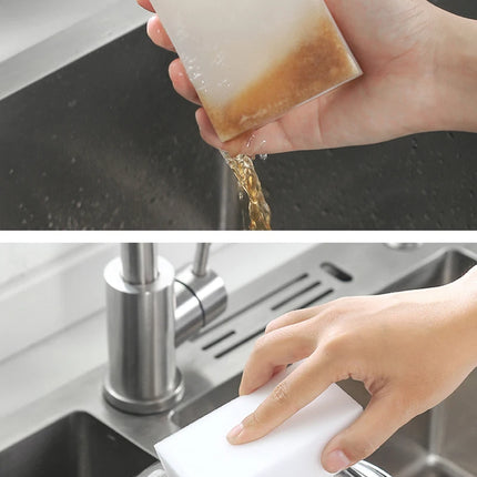 100x70x30mm Melamine Sponge White Magic Sponge Eraser Cleaner Cleaning Sponge for Kitchen Bathroom Office Cleaning Tools