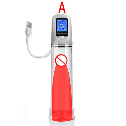 Electric Penis Pump Male Masturbator Penis Extender Vacuum Pump Extend Penis Enlargement Enhancer Massager  Sex Toys for Men