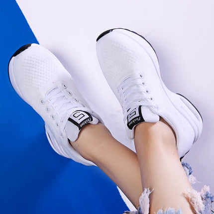 Fashion Cushioning Plattorm Height Increase Shoes Women Baskets Sport Casual Sneakers Ladies Non-slip High Quality Jogging Shoes