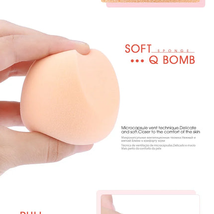 Makeup Sponge Marbling Water-drop Shape Foundation Concealer Sponges Dry Wet Mix Powder Cosmetic Puff Make Up Accessories