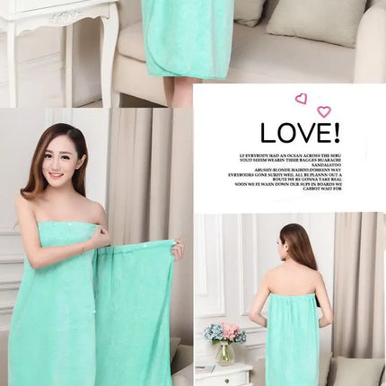 Women Bath Towels for Adults Bath Robe Bathrobe Body Spa Wrap Towel Gown Bathroom Accessories Sets