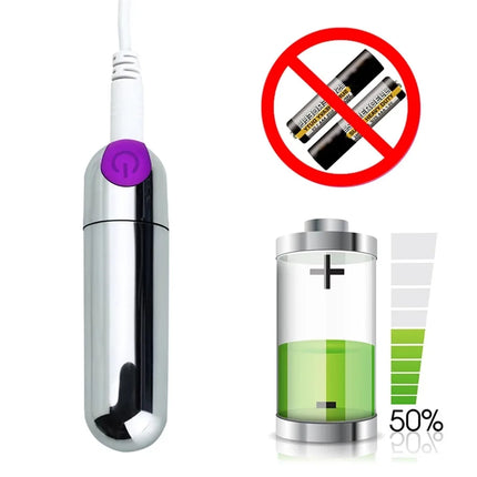 Powerful 10Speeds Mini Bullet Vibrator Clitoris Stimulator G Spot Vagina Massage Adult Sex Toys for Women Gay Female Masturbator