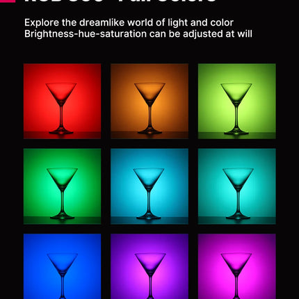 Ulanzi VL110 Handheld RGB Light Tube Stick Video soft Light 2500-9000K LED Photography Stick LED Light Wand Rechargeable