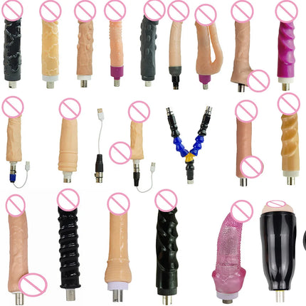 FREDORCH Lot Types Traditional Sex Machine A2 / F2 Attachment 3XLR Attachment Dildo Suction Cup Sex Love Machine For Women Man