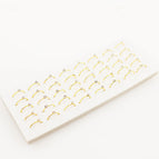 gold white ring