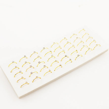 4 Style 8-40pcs Fashion 316l Colorful Stainless Steel Nose Hoop Lip Nose Ring Stud Earrings Body Piercing  Jewelry Punk Style
