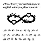 Infinite font / Gold and 40cm