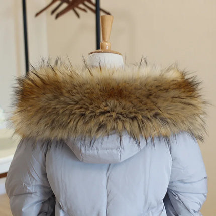 Faux Fur Scarf Warm Winter Hood Fur Decor Shawl Fake Fur Scarf Autumn Winter Women Coat Fur Collar Detachable Hat Accessories