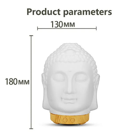 100ml Essential Oil Diffuser Buddha head Humidifier With Night Lamp Aromatherapy Mist Foger Maker Essential Oil Diffuse For Home