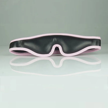 Leather Eye Cover Mask Blocks Out Light,Thick Padding Interior Blindfold, Sex Toys For Couples,BDSM Lingerie