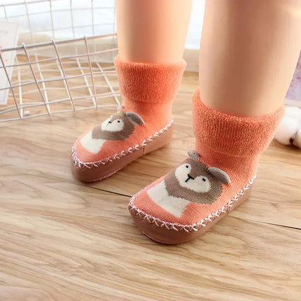 Baby Slippers Socks Toddler Non-Skid Sock Shoes Newborns Non Slip Floor Grippers Infant First Walking Shoe Indoor for Boys Girls