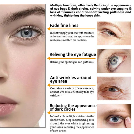 ARTISCARE Peptide Wrinkle Eye Serum 2PCS/Lot Anti-Puffiness and Dark Circle Skin Care Anti-Aging Moisturizing Eye Care Beauty